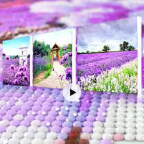 2021 New tripto 5D Crystal Diamond painting full of diamond masonry landscape living room sticky diamond cross stitch bedroom stickers