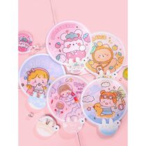 Xunshi Le is a strict selection of summer folding Group fan students carry mini cute cartoon small fan creative personality