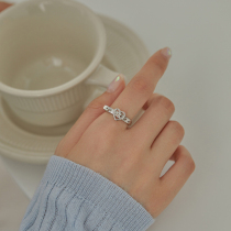 Loving Belt Buckle Ring Female Fashion Personality 100 Hitch Index Finger Ring Small Crowd Design Sensation Opening Adjustable Ring