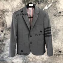 Japan Thom Browne 19SS Wang Yuan same TB men sleeve four bar casual suit jacket