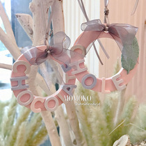 MOMOKO Fragrant Lavender Plaster Pendant Custom English ins Wind on-board home incense Gift Companion Gift customization