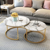 Nordic tea table minimalist marble tea table tea table and chairs combined home tea table round small tea table suit table