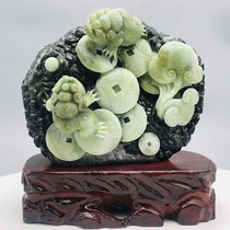  Direct supply from the source of Chinas four famous jade fortune rolling Dushan jade ornaments 6 kg y76