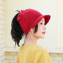 New cotton winter knitted hat Baotou hat scarf cap chemotherapy cap cold and warm a variety of wearing snow caps