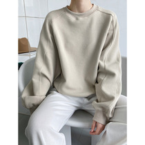 Breastfeeding clothes spring and autumn fashion go out nursing clothes waffle oversize pullover sweater women lazy coat