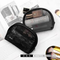 Net celebrity makeup bag female portable storage bag female hand-held simple portable lipstick cosmetics small trendy shell bag
