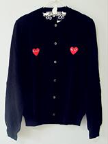Japans Kawasu Pau Ling CDG Qingshan Qualifies Double Red Heart Round Collar Jersey Womans Goat Sweatshirt Beijing Spot