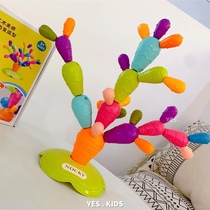 Magnetic Attraction Cactus Collab toy Toy Magnetic Stick Large Grain Baby Baby Early Lessons Wise