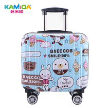 Kama baby suitcase cartoon male childrens trolley box 16 inch custom primary school suitcase universal wheel female