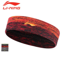 Li Ning sports hair band headband tide brand men and women sweat-absorbing running exercise yoga fitness knitting youth sweat-guiding headband