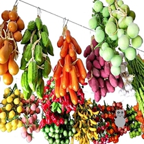 Wall decoration simulation fruit and vegetable hanging string model fruit shop decoration farmhouse pendant simulation fruit ornaments