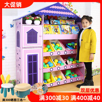 Childrens toy rack containing rack containing cabinet Baby bookcase bookcase bookcase storage box lockers finishing cabinet