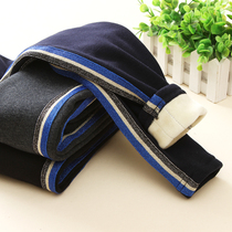 Korean childrens clothing winter girls cotton one velvet leisure sports pants children plus velvet trousers
