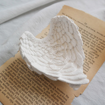 (Plain) Angel wings feather silicone mold diy fragrant plaster homemade car aromatherapy wax wax brand tool