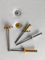  Jinghe brand high-quality brushed aluminum core pulling rivets Brushed rivets Flowering rivets special plum rivets for wine boxes Direct sales