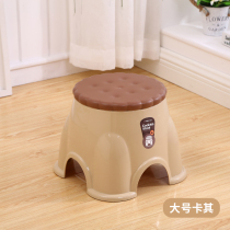 Dwarf stool household adult thickened plastic toilet foot washing ripe rubber bench chair bench child non-slip