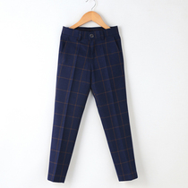 Boy black pants children long pants piano show in Han edition Tibetan green pane pure black suit pants