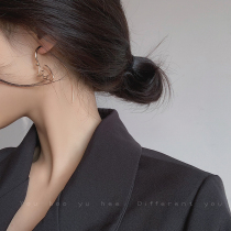 Europe and the United States very simple style exaggerated abstract face earrings Korean temperament Net Red Tide people big name funny earrings earrings female