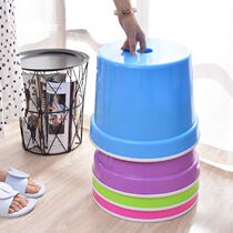 Thickened childrens stool adult low stool plastic small bench home round stool kindergarten stool