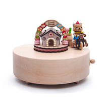 Taiwan jeancard music box Eight soundboxes Birthday Gifts Creativity Circle Girls Princess Kids Kids kids