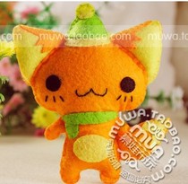 29 free cutting hand DIY fabric non-woven material package winter Fox pendant to pass the time