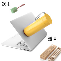 Taiwan tumbler cup insulated stainless steel bilayer birthday present boy girl seal kettle child lover