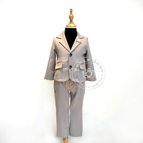 Korean elegant childrens photography clothing suit dress three or four-year-old boy dress Autumn and winter photo studio new photo clothing