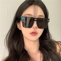 2022 New sunglasses sunglasses Mens wave net red conjoined large frame Summer anti-ultraviolet light intense driving special