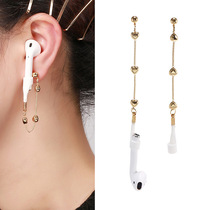 Wireless Bluetooth headset headset rope design earrings ear chain temperament airpods niche anti-lost headset chain pro