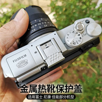 Metal Hot Shoe cover Nikon Canon DSLR D850 D7500 200D 700D Fuji t20 xt30 xh1 xt200 x100v Camera hot