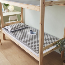 Ice silk mat two sets of 2022 new student dorms bunk up and down cool minimalist Ivy washable summertime