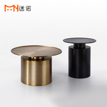 Mini Nordic Minimalist Designer Creative Tea Table Modern Home Living Room Round Metal Sofa Corners A Few Combinations