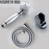 All copper silver hand-held rain shower head Ceramic handle Telephone hand-held shower head Hand spray copper plating