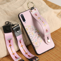 Xiaomi 9 mobile phone shell female Xiaomi 8 youth Chinese style Red rice note7 5 Wristband Xiaomi 8se lanyard drop proof