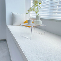 Yipin Lanxiang bay window mat custom light luxury window sill mat simple balcony cushion snowflake velvet custom non-slip removable washable