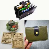 Handmade Leather Tool Knife Mold Laser Knife Custom Multilayer Card Pack K55