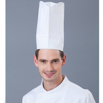 Chef Shang Flian Chef Work Hat Black Hotel Restaurant Bake Chef QWT0-598