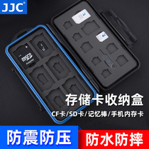 JJC Camera Memory Card Case Organizer Pack SD Card TF Card Holder Memory Stick SD CF XD TF Memory Card Case SIM Card Mobile Phone Card Phone Card Protective Box Digital Accessories