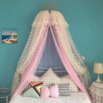 Golden sleeping winter and summer dual-use outer mantle inner layer landing encryption thickened mosquito net Princess wind European-style light luxury mosquito net