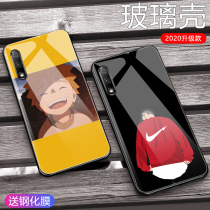 Huawei glory 9X mobile phone case glass x9 mirror new cartoon honor cartoon brand honor9X protective cover HLK-Al00 all-inclusive anti-drop TL00 men and women 9 nine x shell mirror