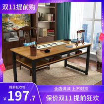 Simple desk brush table painting training table writing calligraphy calligraphy training table calligraphy desk home computer table double table