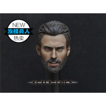 Captain America The Avengers 3 head carving 1 6 soldiers mustache open mouth spot