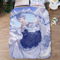 Moeyu Hatsune MikU animation peripheral air conditioner is second-dimensional summer cool by beautiful girl Tencel thin quilt