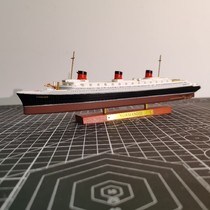 1 1250 Normandy cruise ship simulation alloy ship model ornaments gift