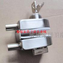 Glass Door Lock Glass Door Unilateral Double Sided Insert Lock Moving Door Bolt Single Door Glass Bolt Toilet Bolt