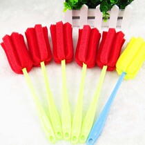Lengthened handle washing cup Bottle Brush Home Decontamination Sponge Head Bottle Brushing Cup Brushed Kitchen Cleaning Brush Subgod