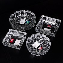 Multifunctional creative crystal glass ashtray home living room hotel large trumpet simple personality trend ashtray