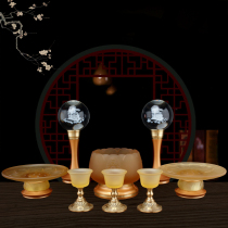 Copper glazed suit for a lamp for a tray Incense Stove for the Caiguan Public Home Buddha Hall for a complete set of pendulum pieces