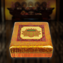  Kowtow worship pad Customizable cushion High elastic and comfortable home worship Buddha Futon Worship Buddha pad Golden Lotus kneeling pad worship stool