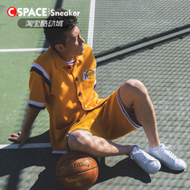 Cspace NBA Mitchell Ness x Clot co-name Limited Edition Chen Jersey jersey shorts short sleeves
